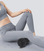 Peanut Massage Ball Double Lacrosse Roller For Deep Tissue Muscle And Myofascial Release - Black