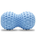 Peanut Massage Ball Double Lacrosse Roller For Deep Tissue Muscle And Myofascial Release - Blue