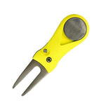 Stainless Steel Golf Green Fork Turf Repair Tool for Lawn Care and Divot Maintenance - Purple