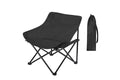 Compact Folding Chair Portable Camping Chair for Outdoor Activities - Black