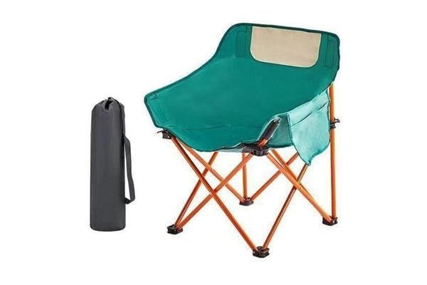 Compact Folding Chair Portable Camping Chair for Outdoor Activities - Green