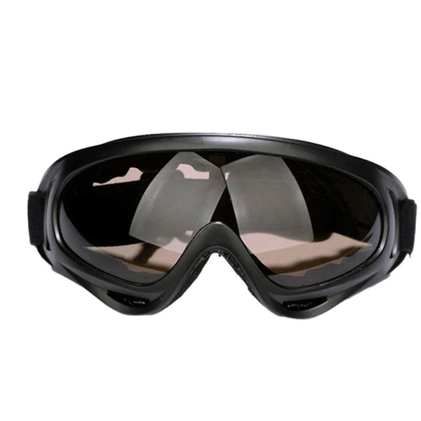 Brown Ski Goggles with Clear Snow Sports Vision Protection