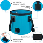 20L Collapsible Bucket with Handle for Outdoro Travel Camping Fishing