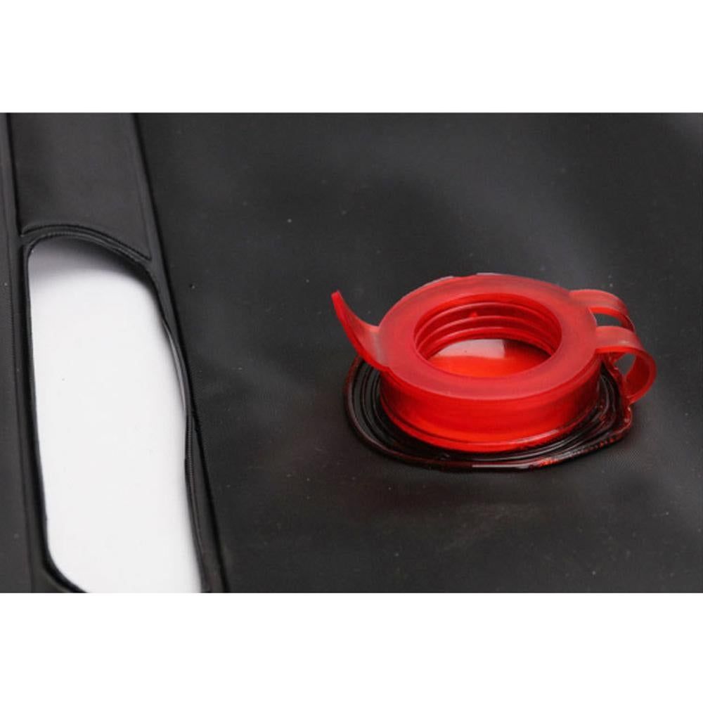 20L Solar Shower Bag Portable Outdoor Camping Water Storage Bag for Hiking Camping Bathing-Black