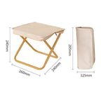 Portable Folding Outdoor Chair Lightweight Compact Stool for Fishing Camping Picnic and Travel Handy Seat for Outdoor Activities-Red