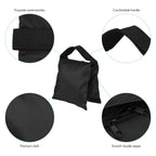 2 PCS Photography Weight Bags Counter-balance Sandbag for Studio Outdoor Video ing(Black,2 pcs)