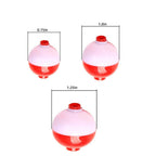 30 Pcs 1.25 Inch Red White Ball Floats Fishing Bobbers