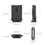 Adjustable Bicycle Crank Stand for Mountain Road Bike, Parking Display Plastic Support