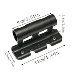 Bike Front Fork Quick Release Clamp, Car Roof Rack for SUV, Cycling Accessory (Black)