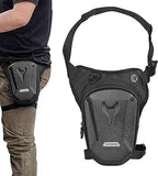 Motorcycle Leg Bag Mens Motorcycle Waist Bag with Hard Shell Multifunctional Thigh Bag for Outdoor Travel