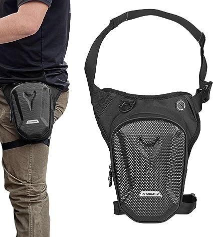 Multifunctional Motorcycle Leg Bag with Hard Shell for Outdoor Travel