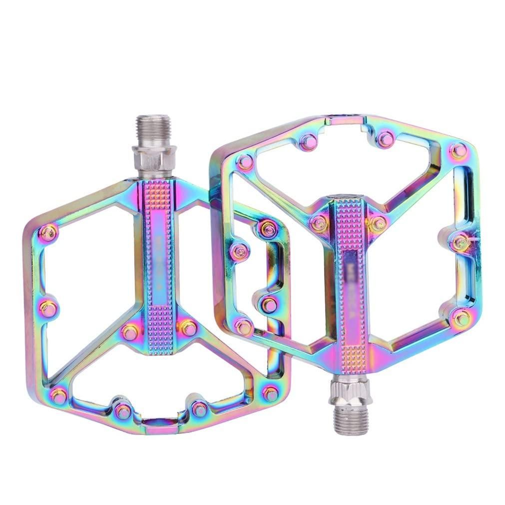 Mountain Bike Pedals Aluminum Alloy 9/16" (Colorful)