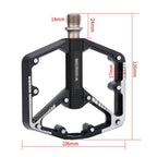 Mountain Bike Pedals Aluminum Alloy 9/16" (Colorful)