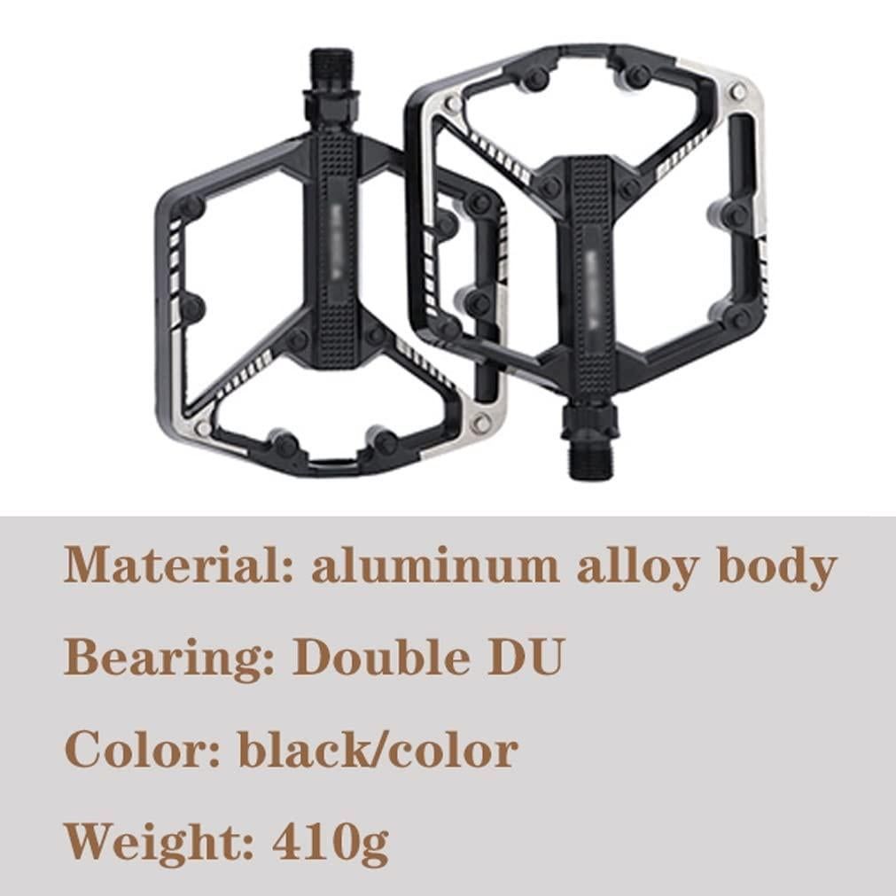 Mountain Bike Pedals Aluminum Alloy 9/16" (Colorful)