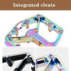 Mountain Bike Pedals Aluminum Alloy 9/16" (Colorful)