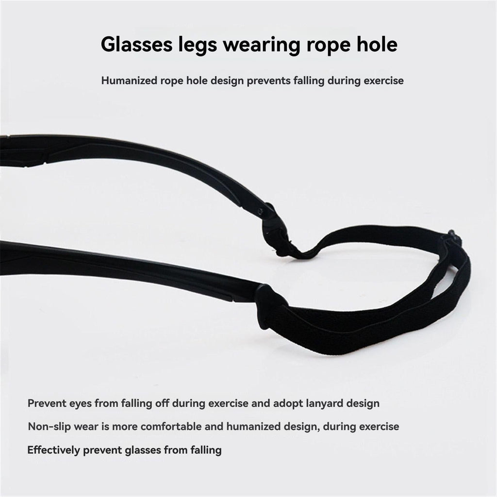 Outdoor Cycling Windproof Glasses, Black-Gray PC Frame Set(dark grey,Black frame pc set)