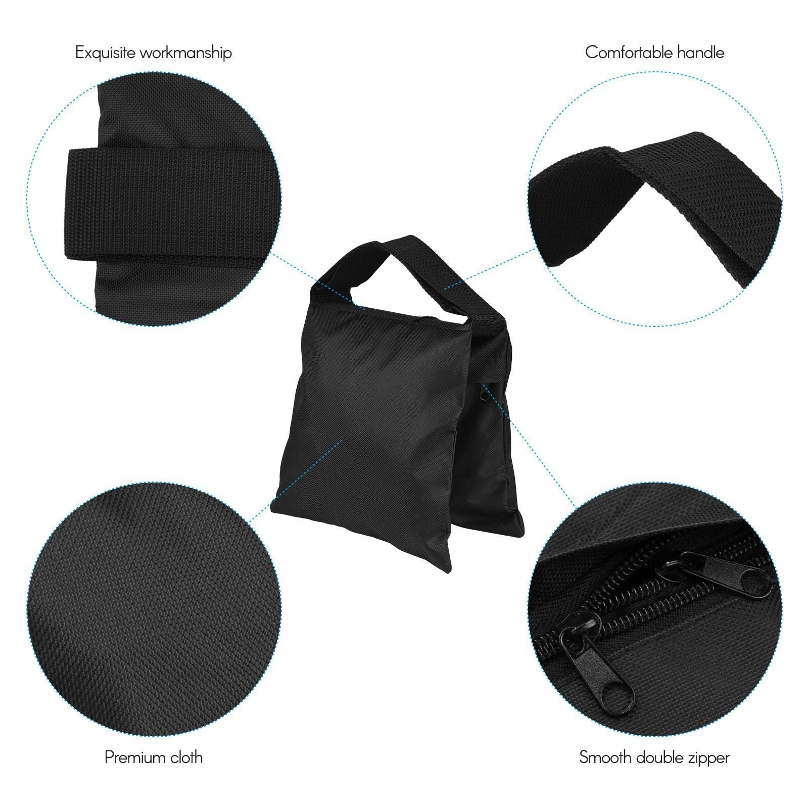 Photography Sandbag Tripod Weight Sandbag Oxford Cloth Material 6 Pack
