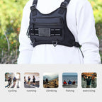 Running Chest Bag Reflective (Black)