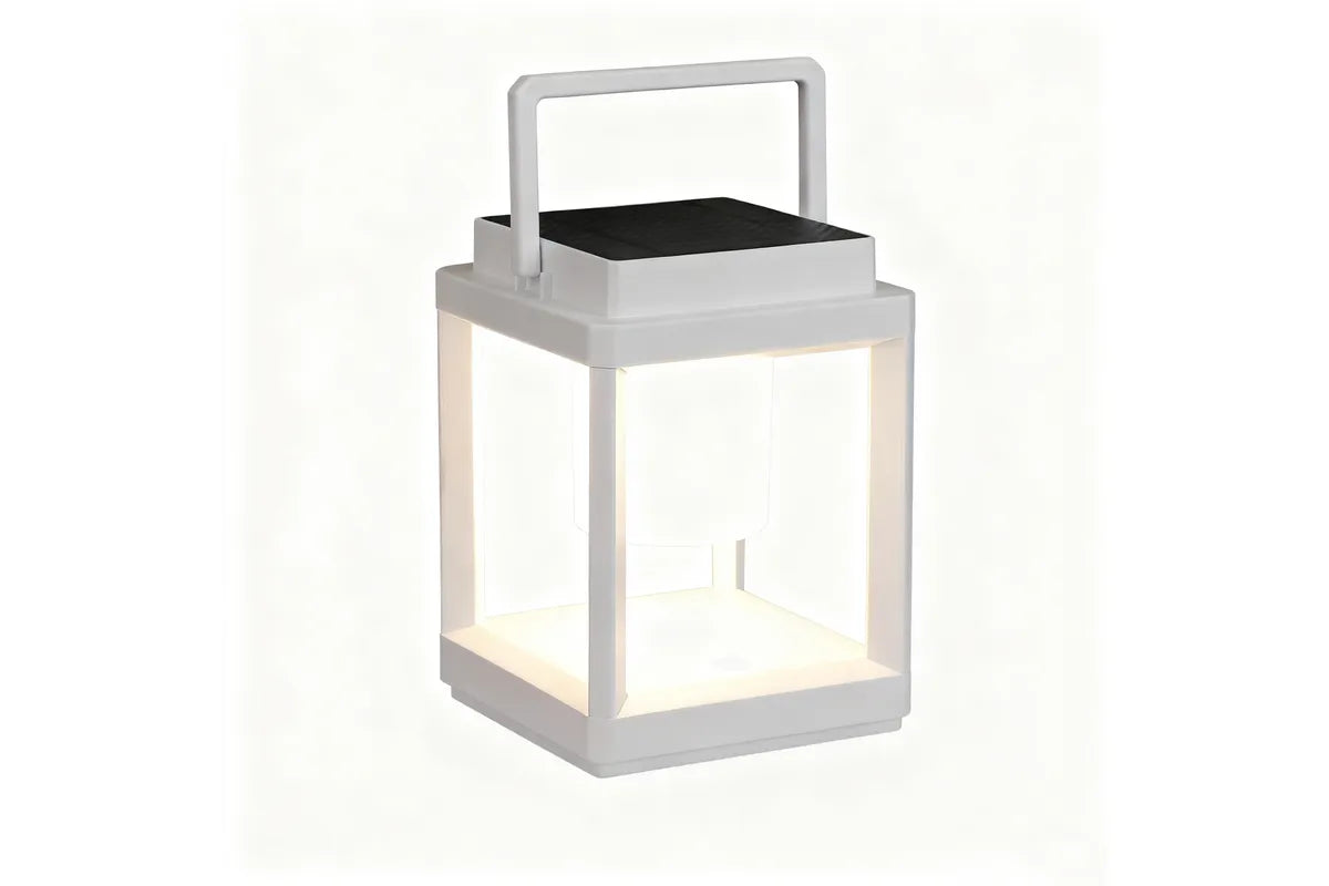 Solar Camping Lantern with USB Charging Portable Outdoor Light (Warm White)