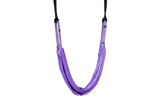 Aerial Yoga Stretch Belt Yoga Rope Lower Waist Trainer Household Wall Rope Inverted Rope Fitness Equipment-Purple