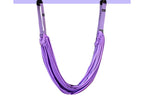 Aerial Yoga Stretch Belt Yoga Rope Lower Waist Trainer Household Wall Rope Inverted Rope Fitness Equipment-Purple