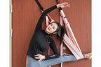 Aerial Yoga Stretch Belt Yoga Rope Lower Waist Trainer Household Wall Rope Inverted Rope Fitness Equipment-Pink