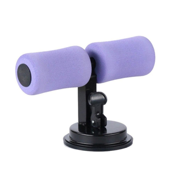 Household Fitness Equipment Height Adjustable Sit-Up Auxiliary Machine With Suction Cup - Purple