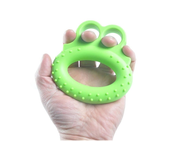 Strength Trainer Frog Points Finger Grip Ring Hand Grip Finger Strengtheners Green 20Lb