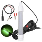 144 LED Submersible Fishing Light Underwater Fish Finder Lamp 16W 1600 Lumens IP68 (Green)