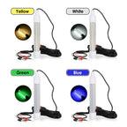 144 LED Submersible Fishing Light Underwater Fish Finder Lamp 16W 1600 Lumens IP68 (Green)