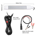 144 LED Submersible Fishing Light Underwater Fish Finder Lamp 16W 1600 Lumens IP68 (Green)