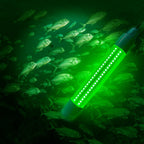 144 LED Submersible Fishing Light Underwater Fish Finder Lamp 16W 1600 Lumens IP68 (Green)