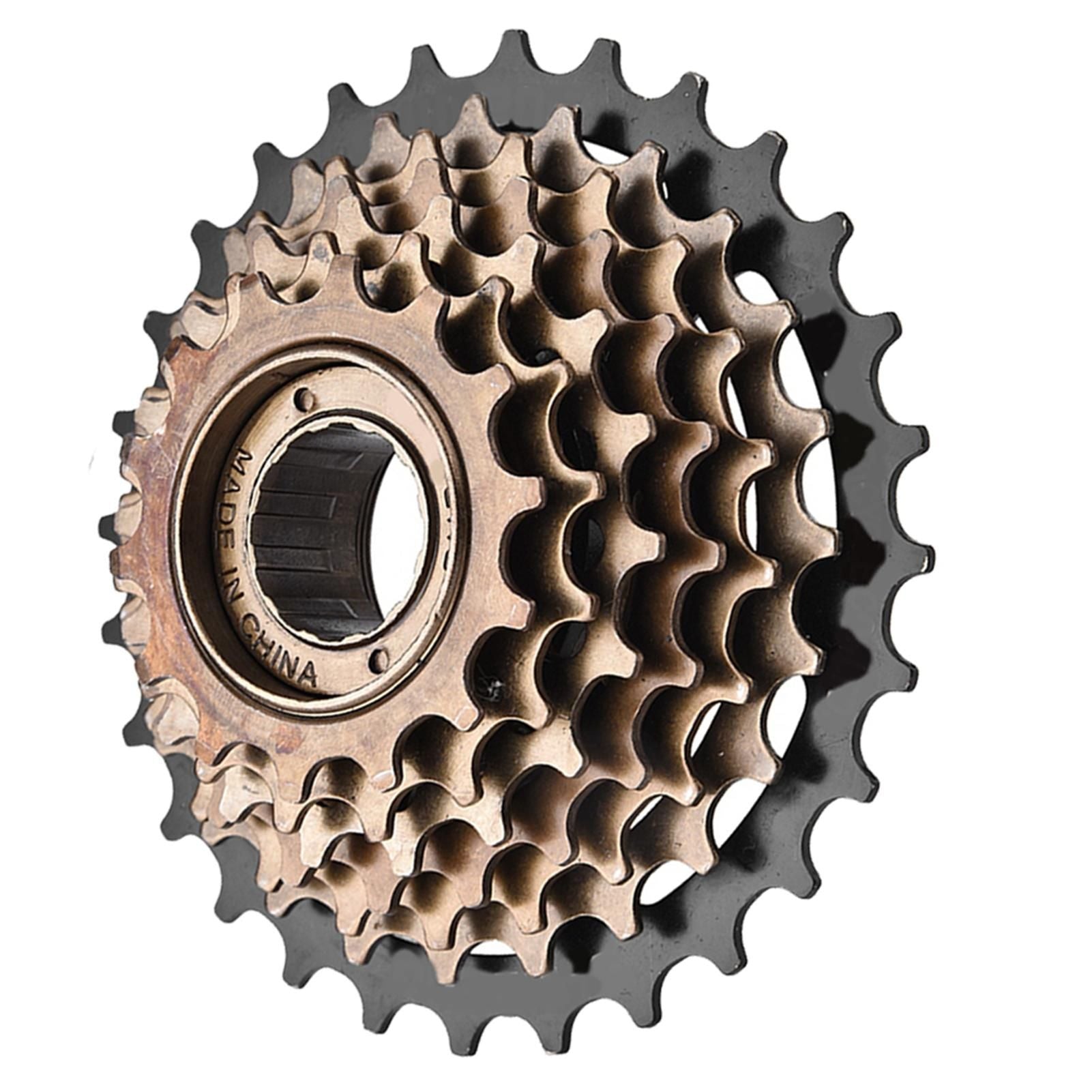 Bicycle Freewheel 7 Speed Sprocket Cassette - Replacement Gear for Mountain Bikes