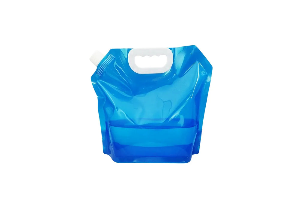 Collapsible Water Container 10L Reusable Camping Water Bag Blue 4 Pack