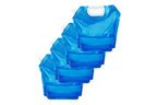Collapsible Water Container 10L Reusable Camping Water Bag Blue 4 Pack