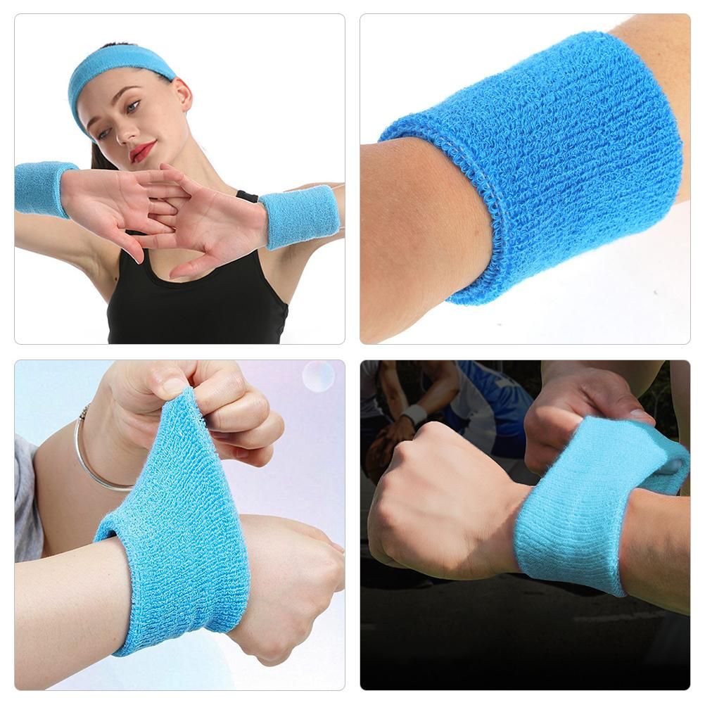 2 Pairs of Golf Wrist Sweatbands Wrist Sweatbands Protective Sports Wrist Guards