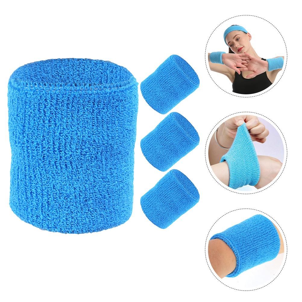 2 Pairs of Golf Wrist Sweatbands Wrist Sweatbands Protective Sports Wrist Guards