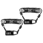 2pcs Bike 3-Digital Code Combination Lock Password Security Cable Lock for Bike