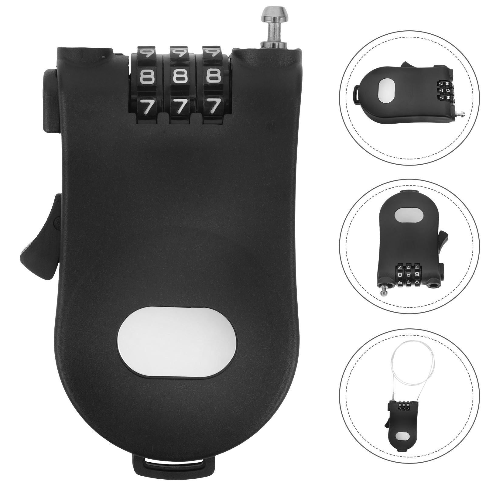 Snowboard Lock Anti-theft Lock Plastic Ski Board Lock Snowboard Lock for Outdoor Use