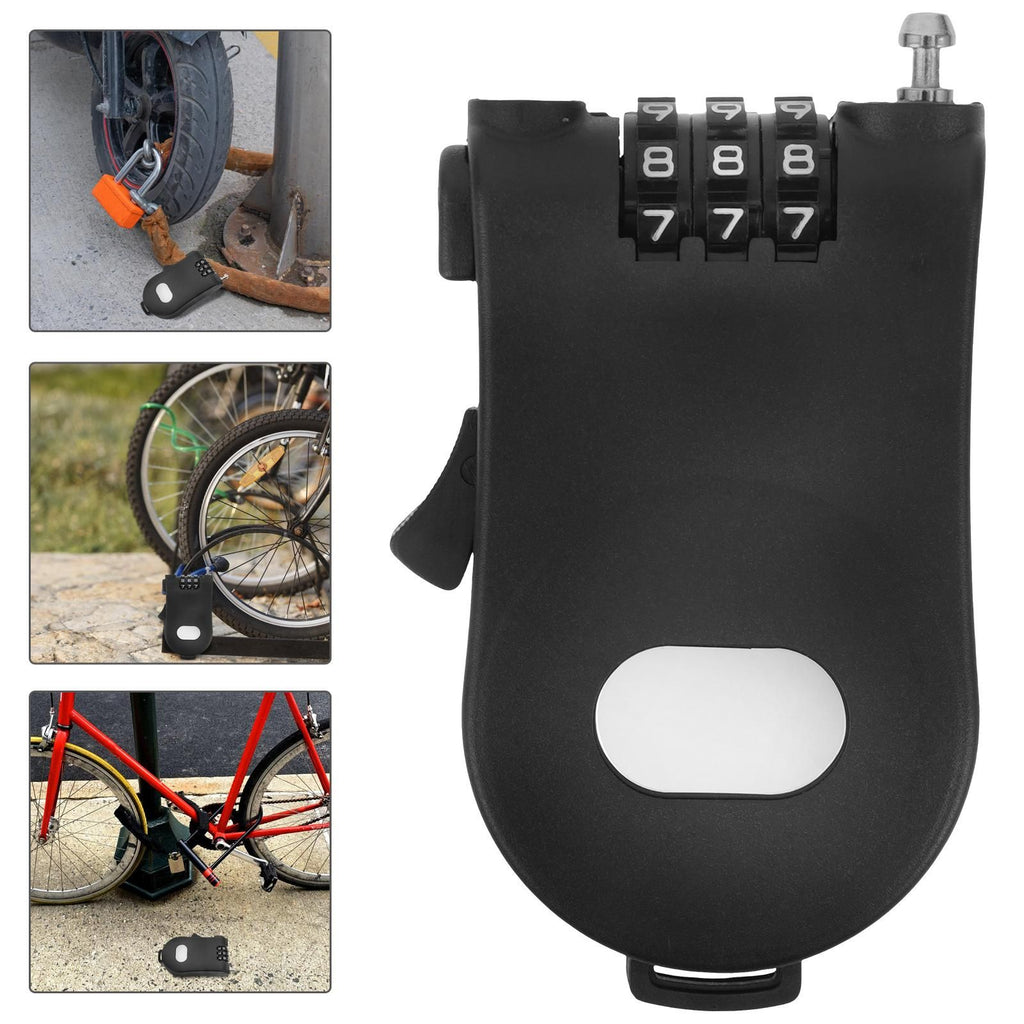 Snowboard Lock Anti-theft Lock Plastic Ski Board Lock Snowboard Lock for Outdoor Use