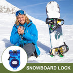 Snowboard Lock Secure Inside Board Lock Scooter Lock for Snowboard Keeping