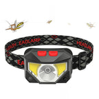 2Pcs Rechargeable LED Headlamp with Motion Sensor