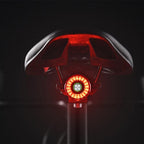 Bike Smart Taillight Auto Brake Sensing Rear Light Warning Saddle Light
