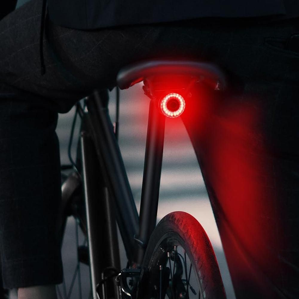 Bike Smart Taillight Auto Brake Sensing Rear Light Warning Saddle Light