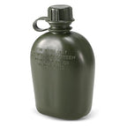 1L Outdoor Canteen Bottle, Camping Hiking Backpacking Water Bottle Kettle with Cover(green)
