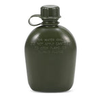 1L Outdoor Canteen Bottle, Camping Hiking Backpacking Water Bottle Kettle with Cover(green)