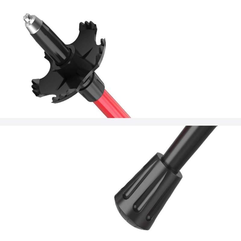 Aluminum Adjustable Collapsible Hiking Poles-Walking Sticks with Quick Lock System