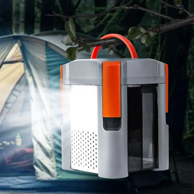 Emergency Salt Water Lamp Outdoor Light Camping Emergency Lighting LED Battery Lamp