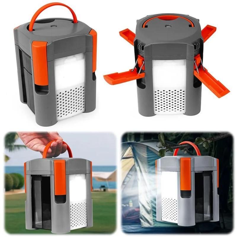 Emergency Salt Water Lamp Outdoor Light Camping Emergency Lighting LED Battery Lamp