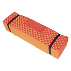Foldable moisture-proof nap mat outdoor thickened moisture-proof mat Sleeping cushion: Orange